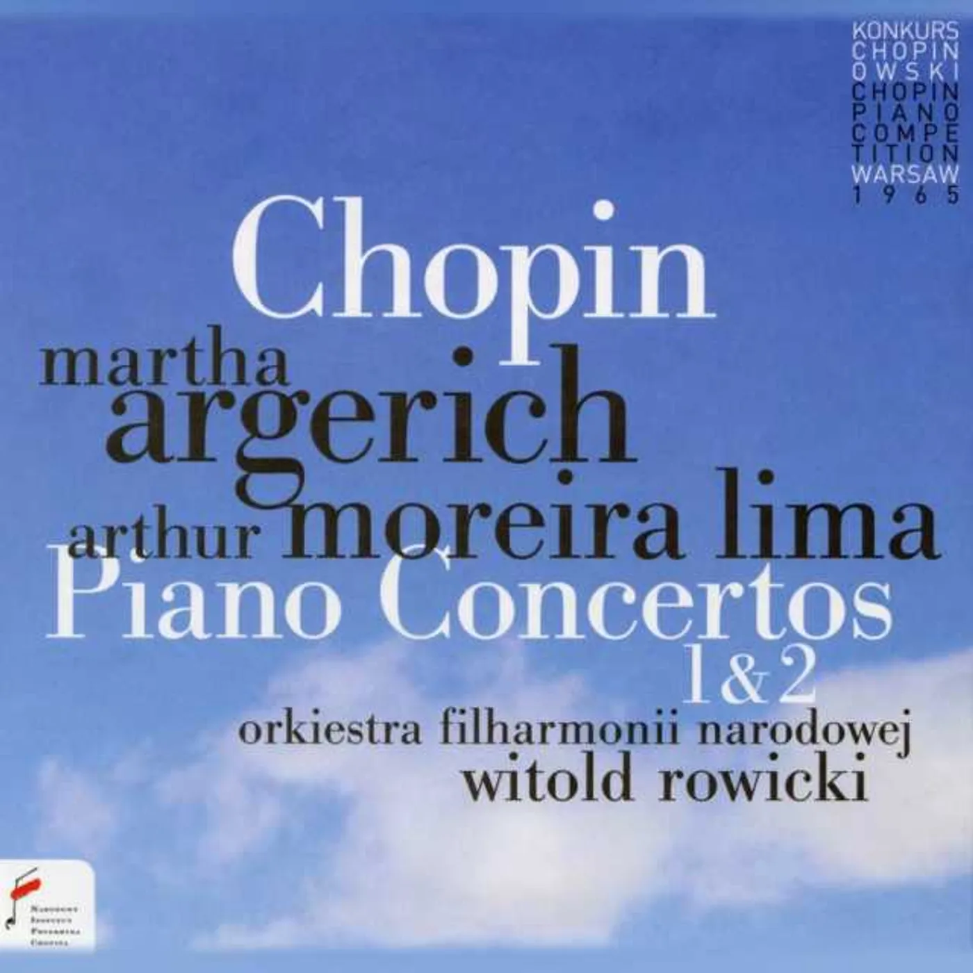 Argerich, Martha / Lima, Arthur Moreira  CHOPIN: PIANO CONCERTOS 1 & 2 CD