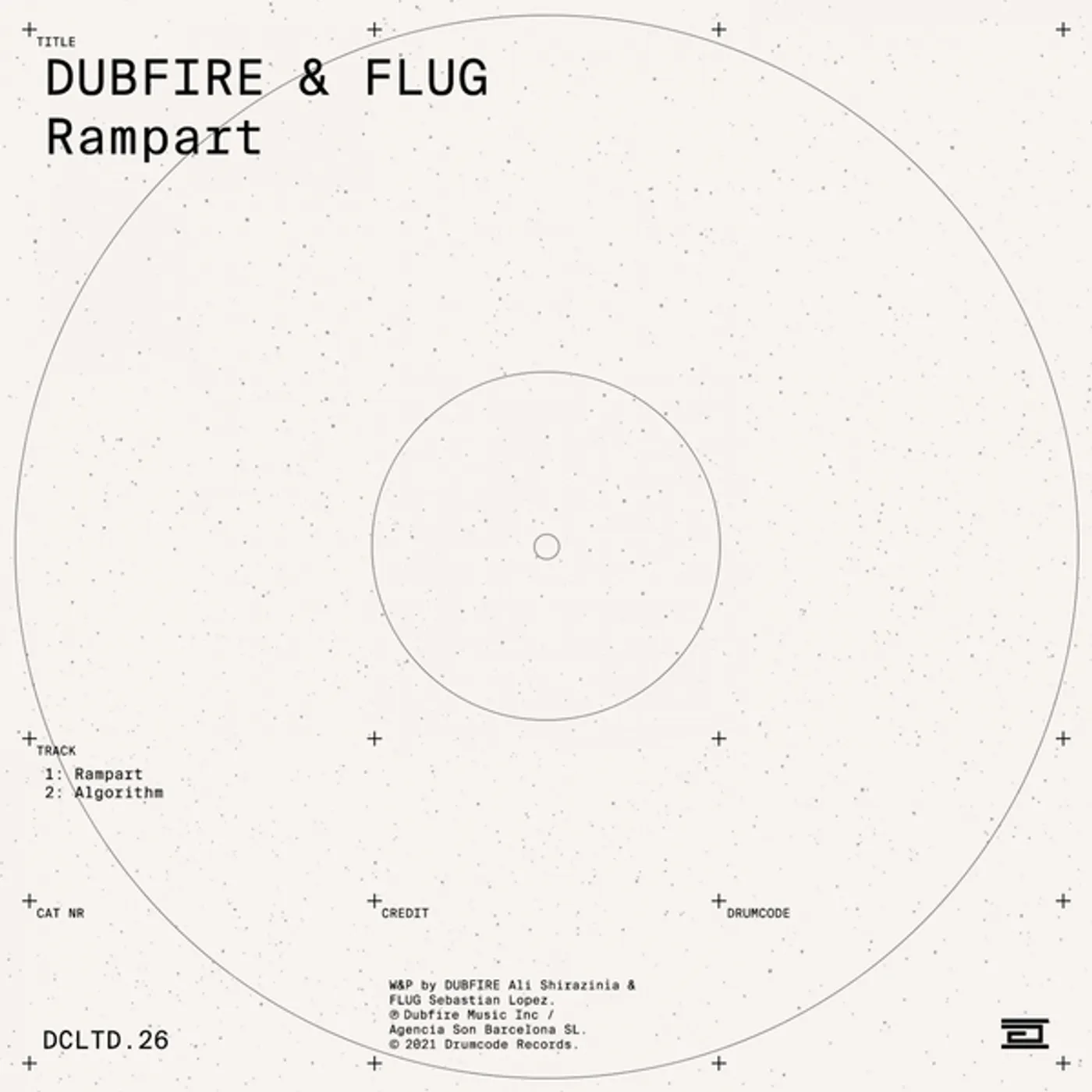 Dubfire & Flug RAMPART Vinyl Record