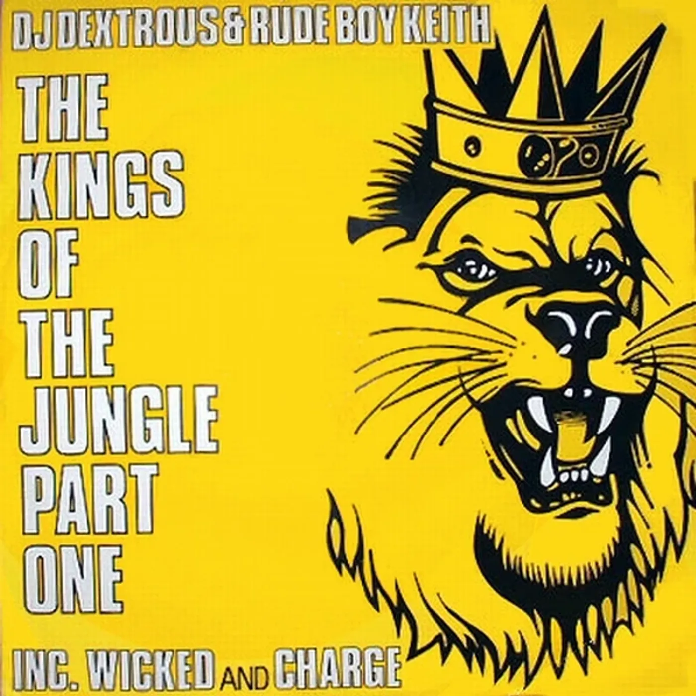 DJ Dextrous & Rude Boy Keith KING OF THE JUNGLE Vinyl Record