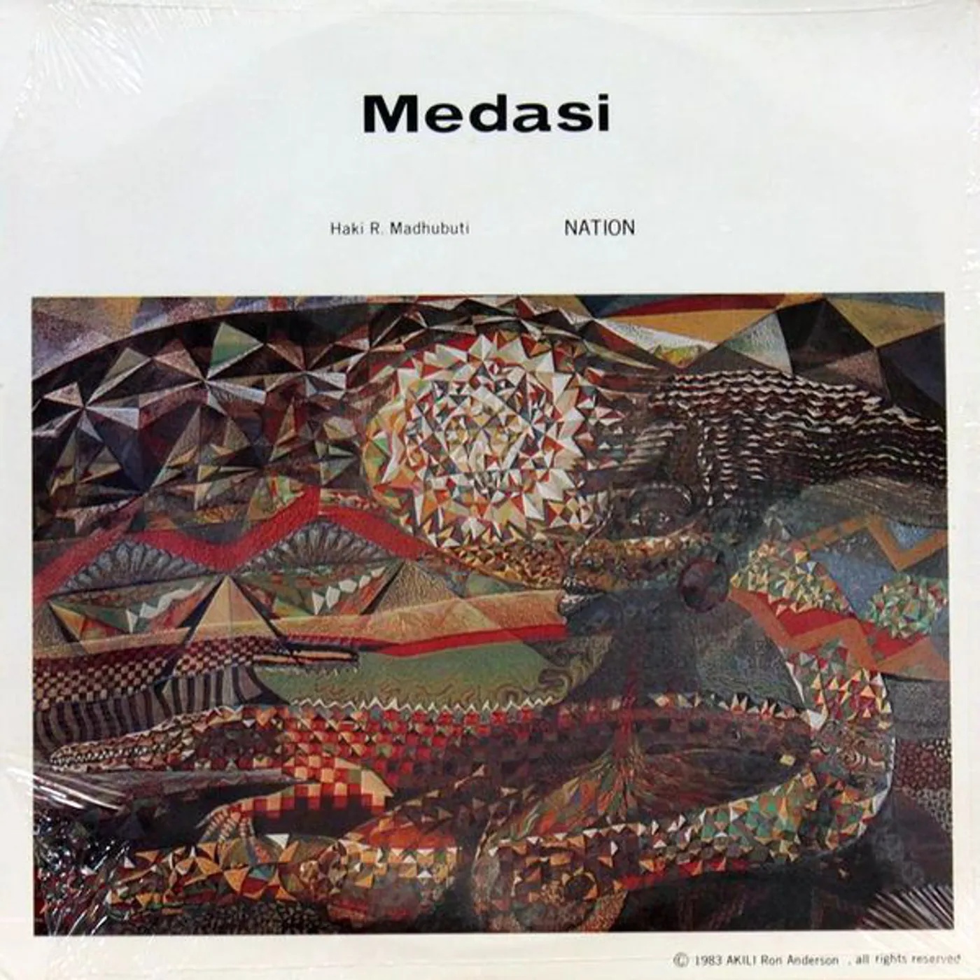 Haki R Madhubuti Medasi Vinyl Record