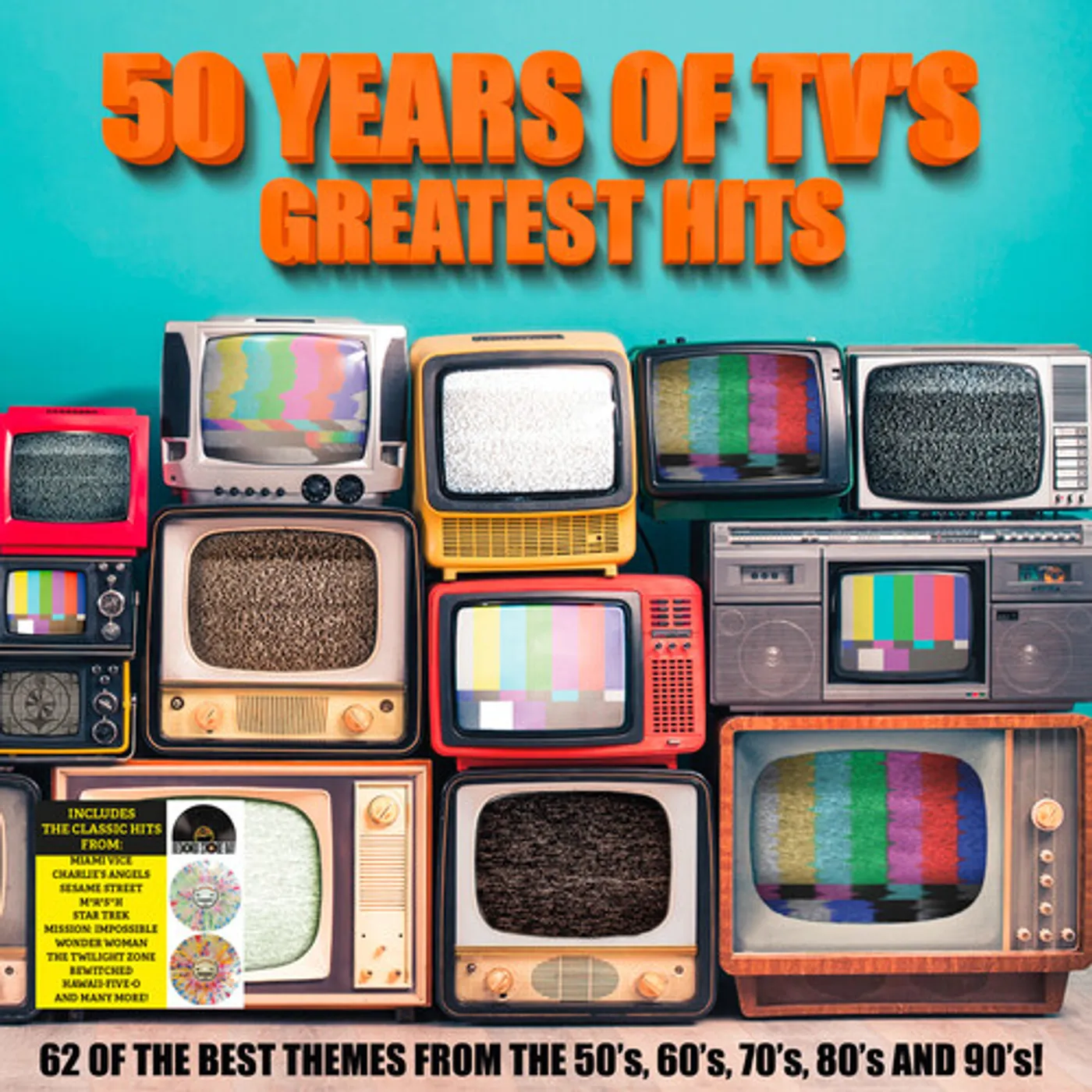 50 YEARS OF TV'S GREATEST HITS / VARIOUS Vinyl Record