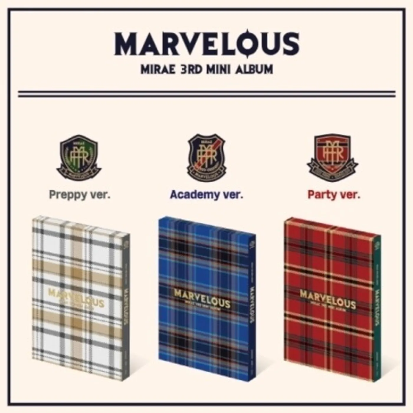 MIRAE MARVELOUS (RANDOM COVER) CD