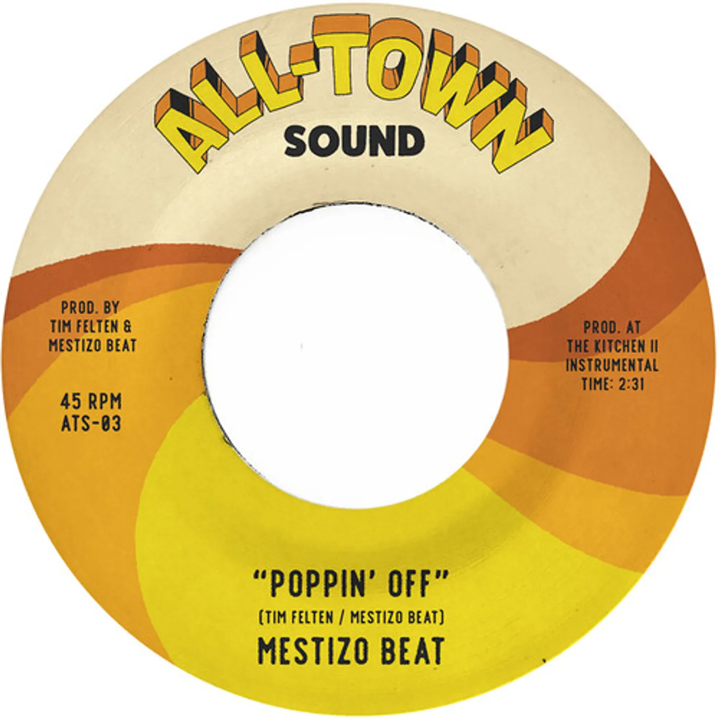 Mestizo Beat Poppin' Off Vinyl Record
