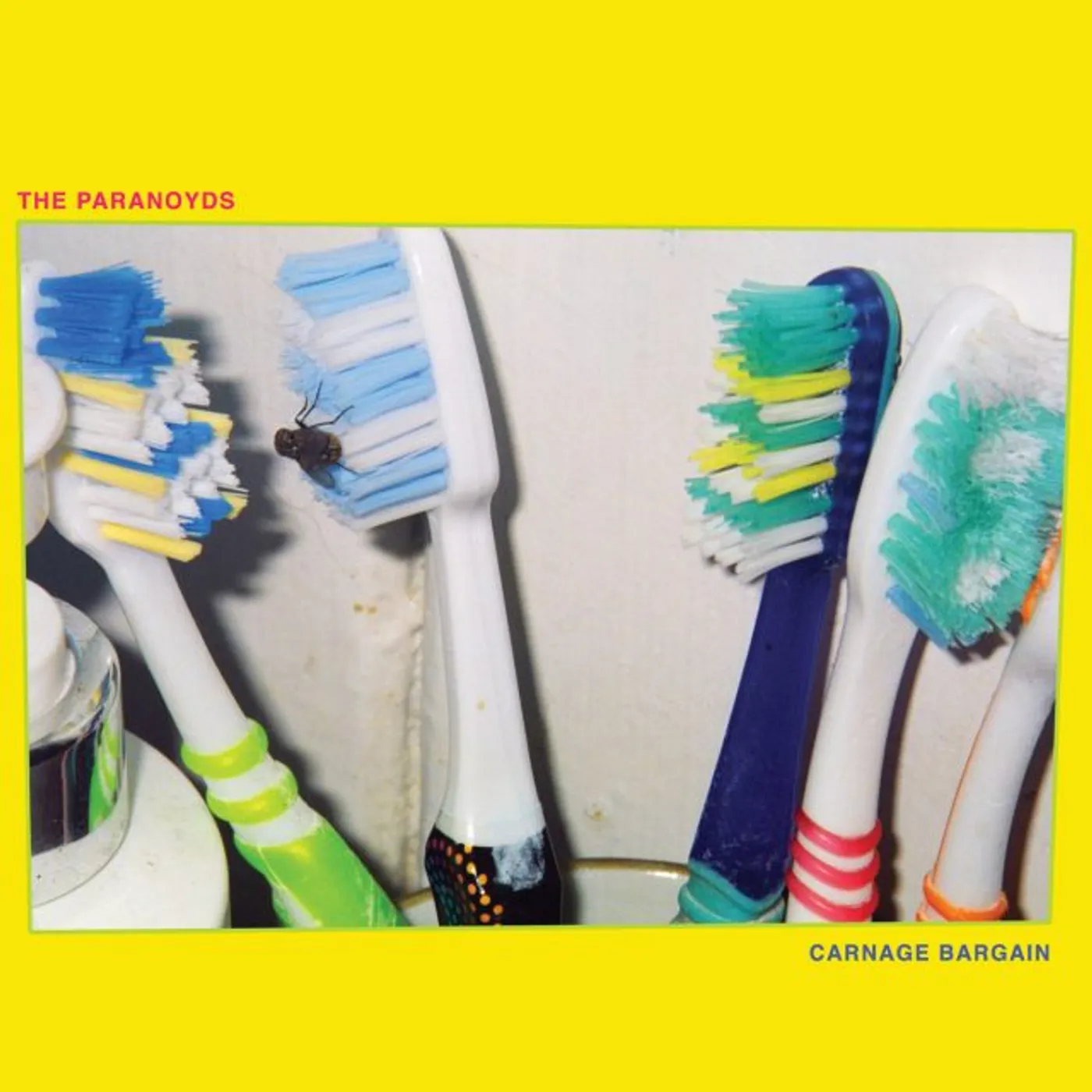 The Paranoyds CARNAGE BARGAIN (YELLOW VINYL) Vinyl Record