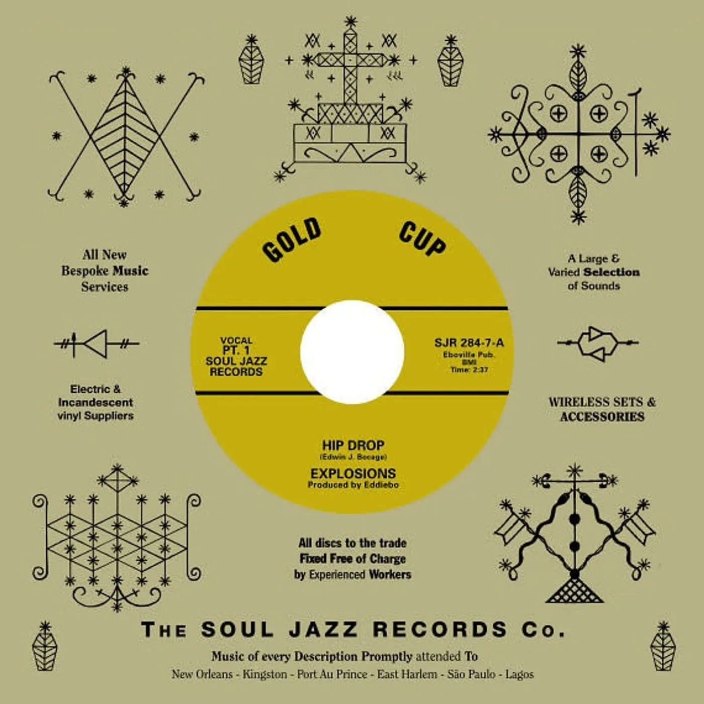 Explosions Hip Drop Vinyl Record