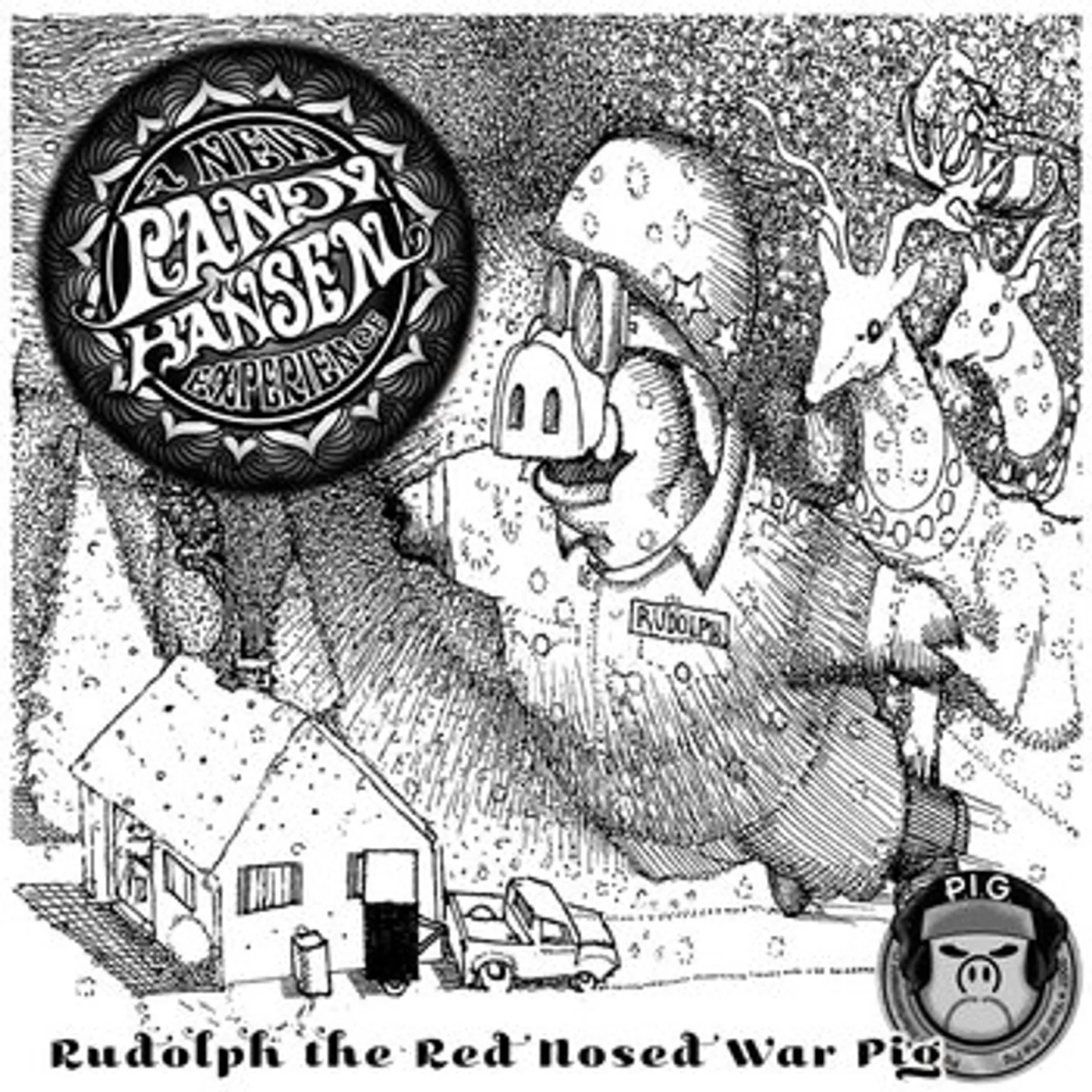 Randy Hansen RUDOLPH THE RED NOSED WAR PIG Vinyl Record