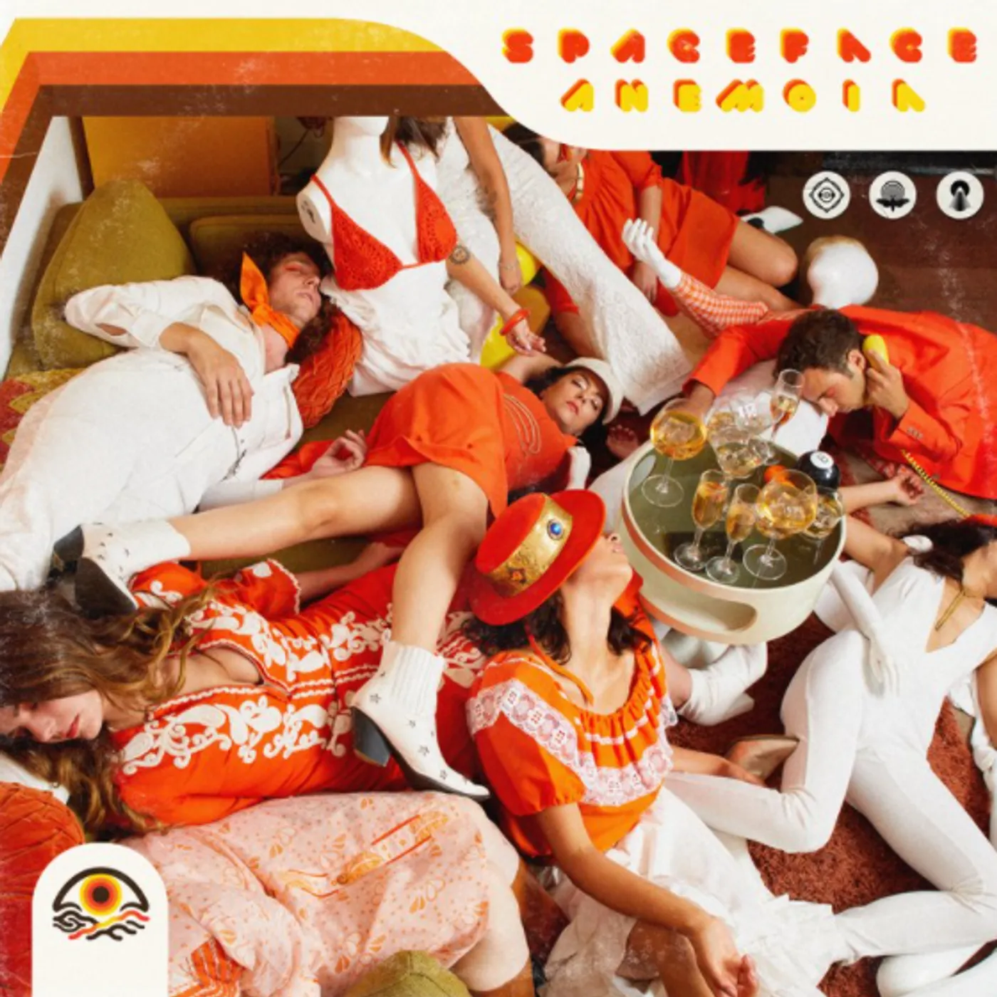 Spaceface Anemoia (ORANGE SWIRL) Vinyl Record