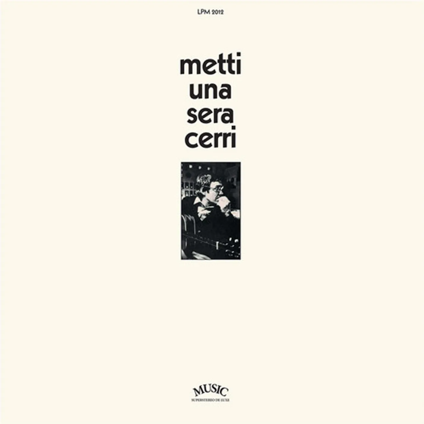Franco Cerri Metti Una Sera Cerri (White) Vinyl Record