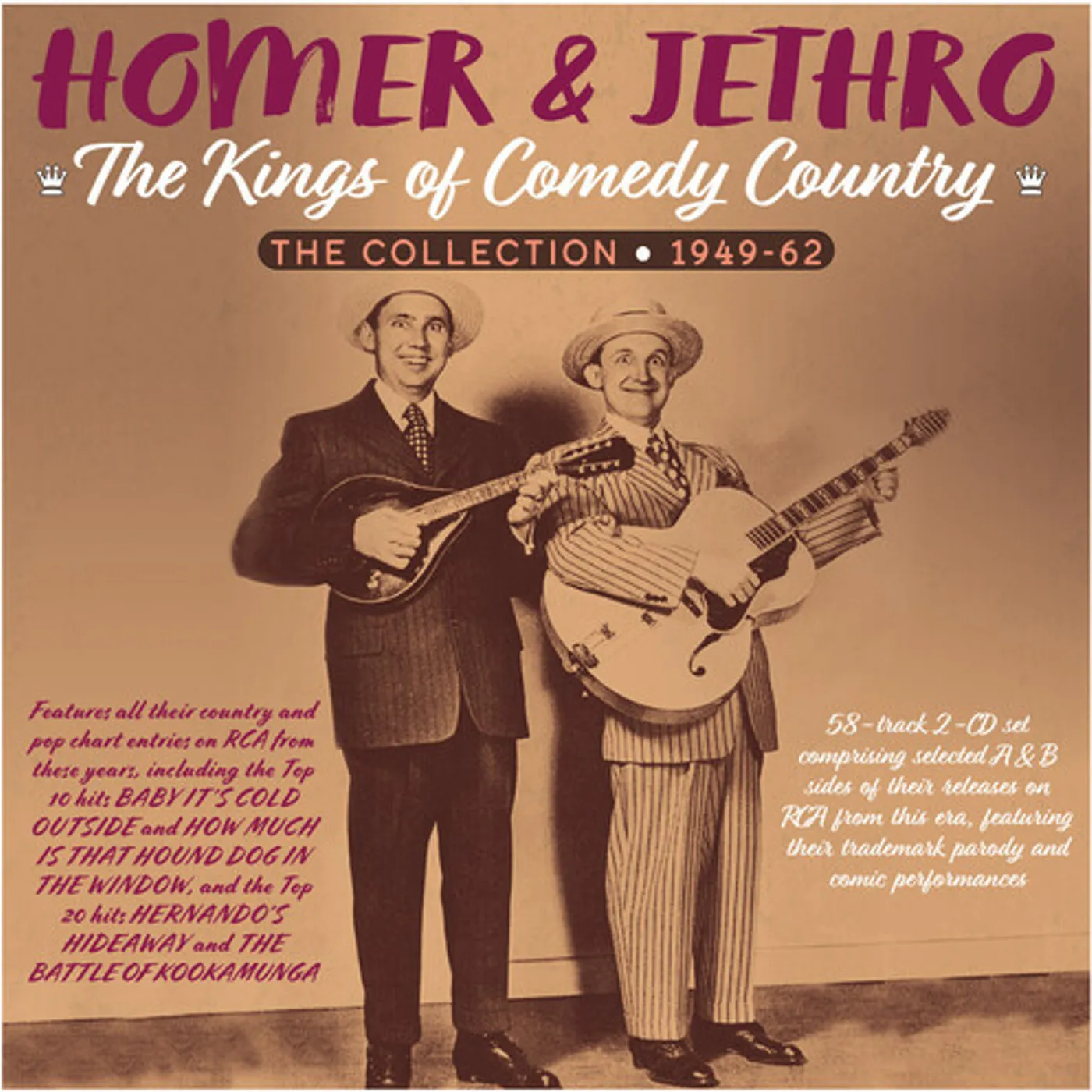 Homer & Jethro The Kings Of Comedy Country: The Collection 1949-62 CD