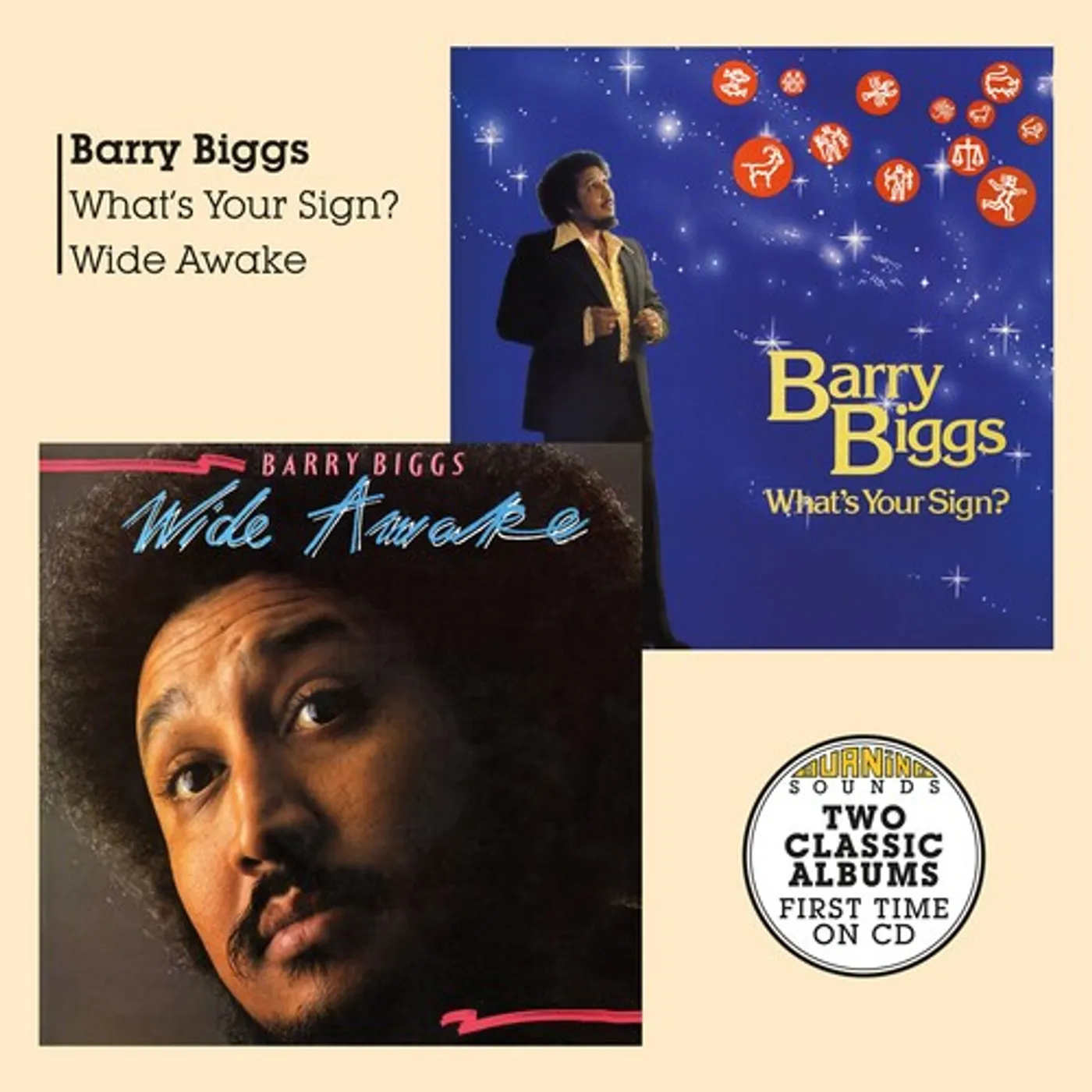 Barry Biggs What's Your Sign + Wide Awake CD