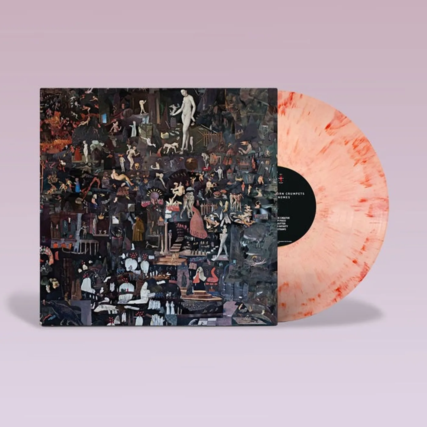 Psychedelic Porn Crumpets NIGHT GNOMES (RED NATURAL SWIRL) Vinyl Record