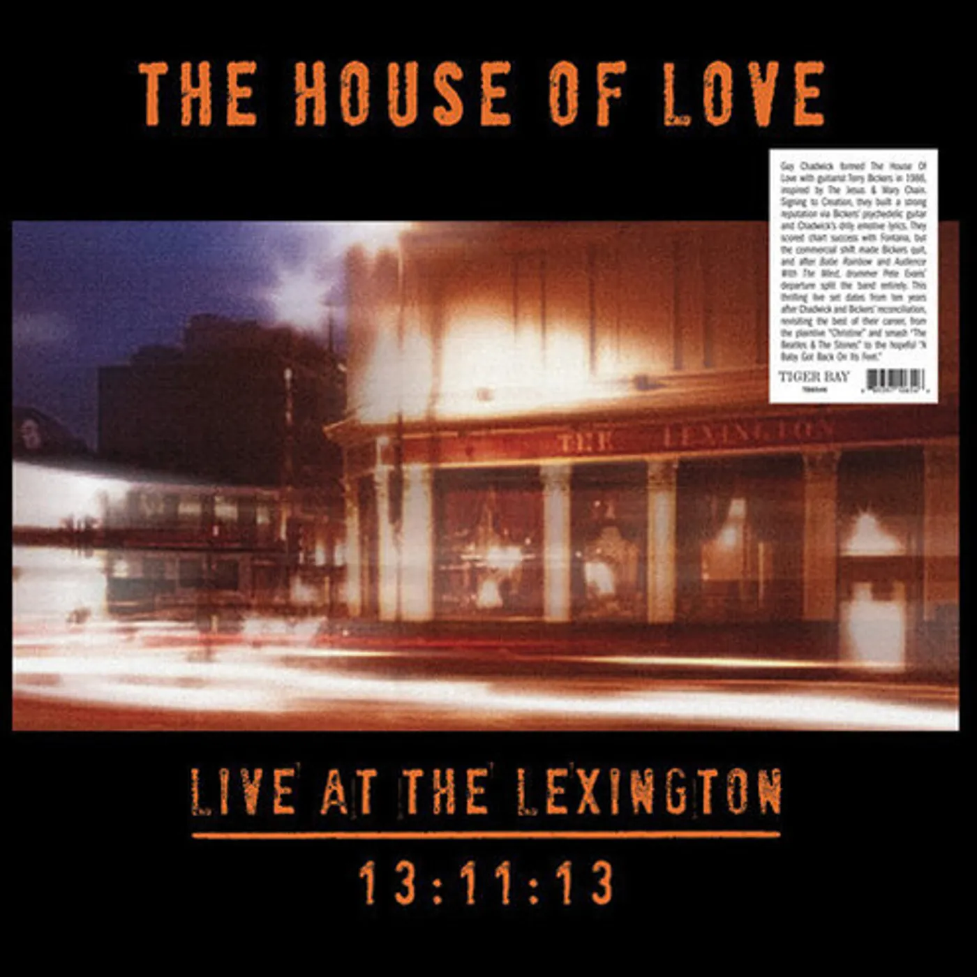 The House of Love Live At The Lexington 13:11:13 Vinyl Record