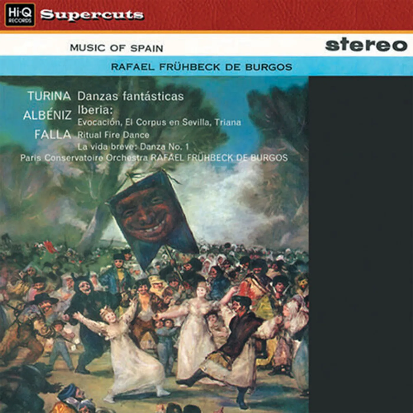 De Burgos & Paris Conservatoire Orchestra Music Of Spain Vinyl Record
