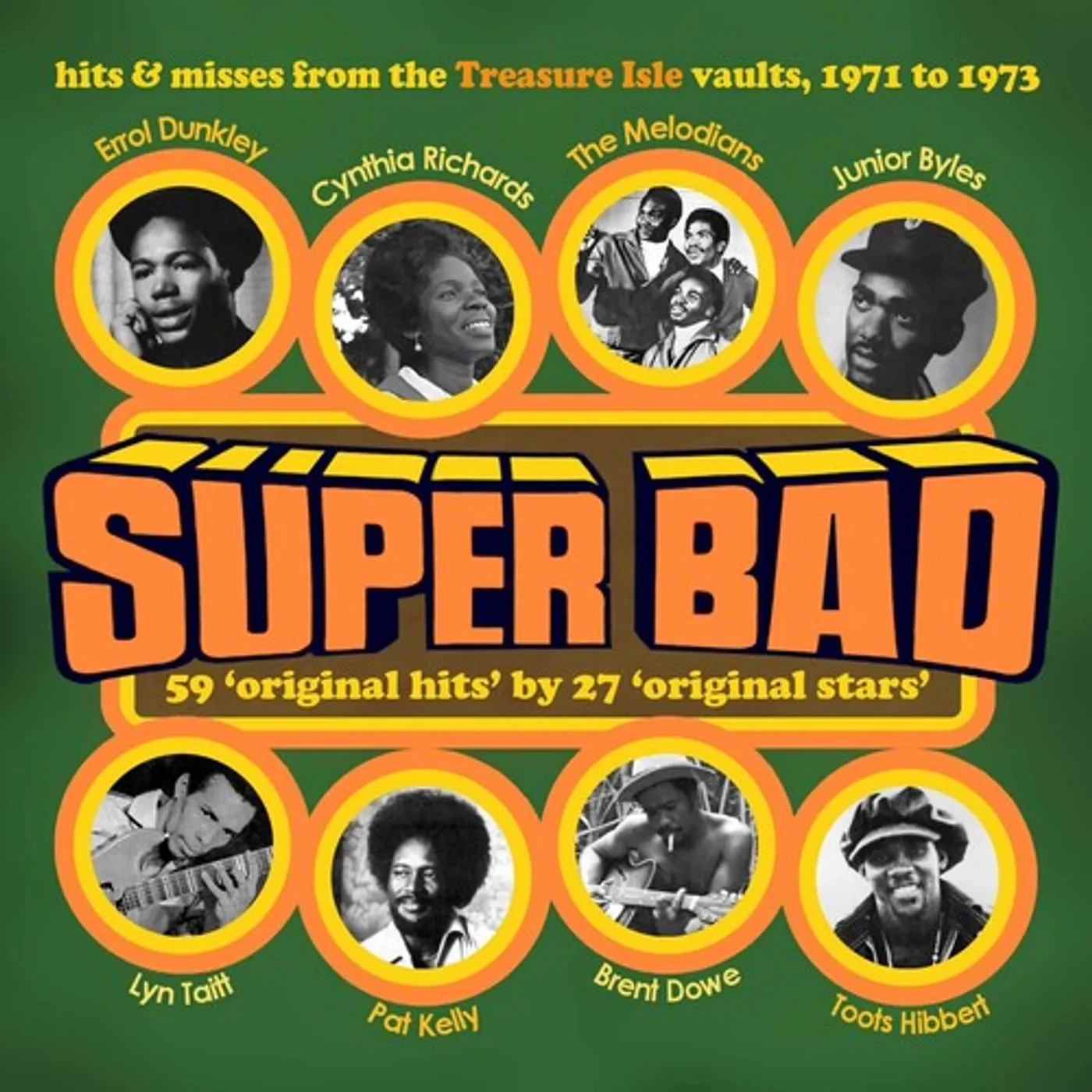 Various Artists  SUPER BAD! HITS & RARITIES FROM THE TREASURE ISLE VAULTS 1971-1973 CD