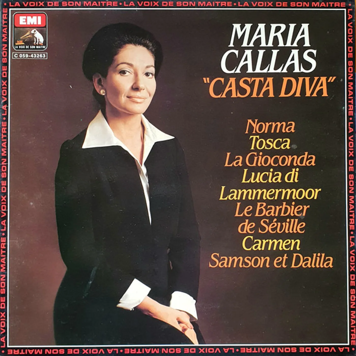 Maria Callas Casta Diva Vinyl Record
