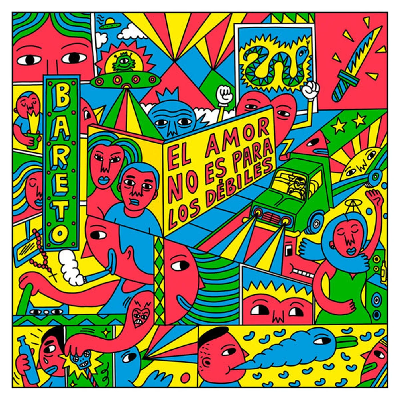 Bareto EL AMOR NO ES PARA LOS DEBILES Vinyl Record
