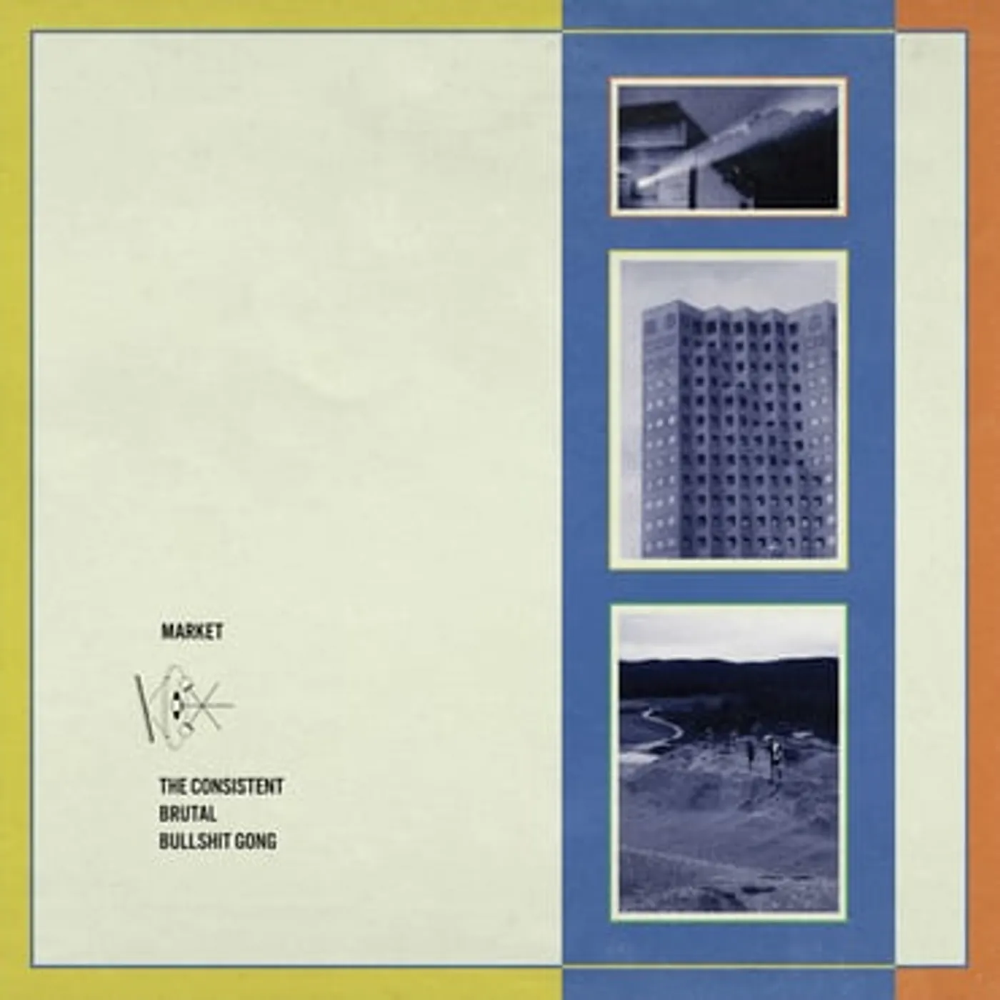 Market The Consistent Brutal Bullshit Gong Transparent Dark Blue (Vinyl)