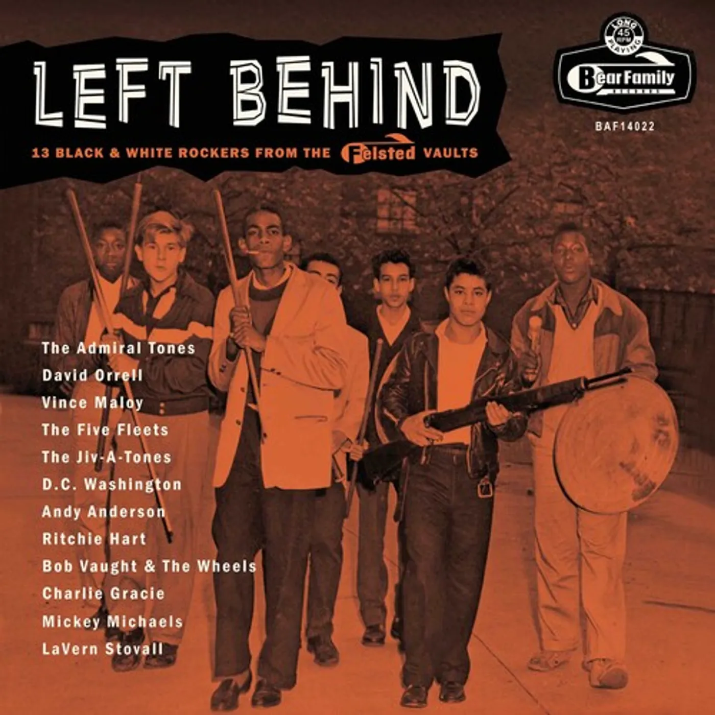 Left Behind: 13 Black & White Rockers From / Var Left Behind: 13 Black & White Rockers From The Felsted Vaults / VAR Vinyl Record