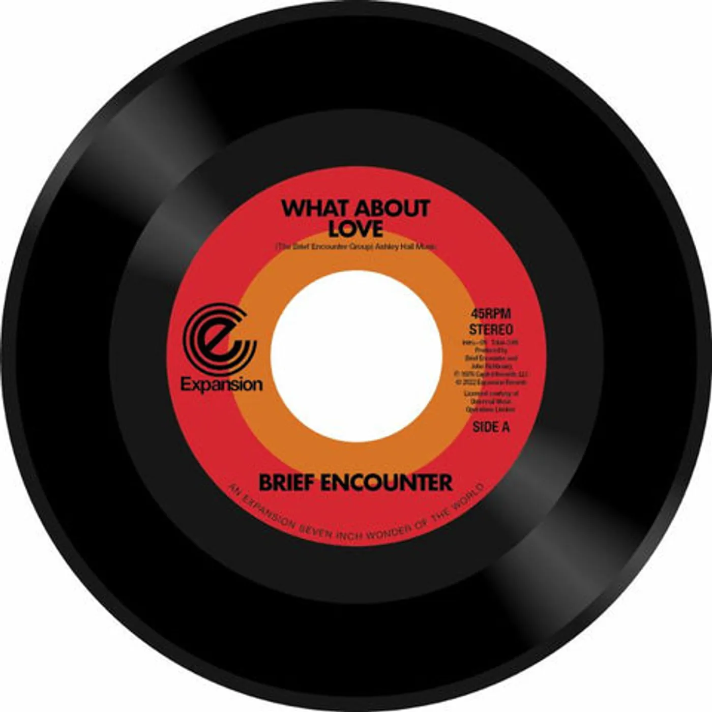 The Brief Encounter WHAT ABOUT LOVE / GOT A GOOD FEELING Vinyl Record