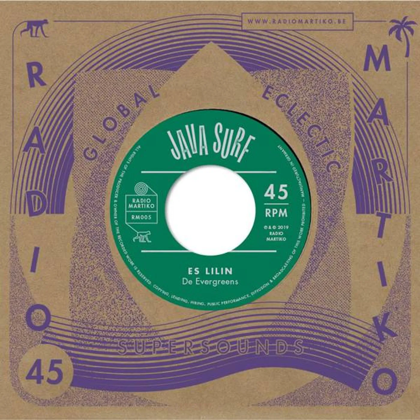 De Evergreens / Les Jaguars de Casablanca ES LILIN / GONZALES Vinyl Record