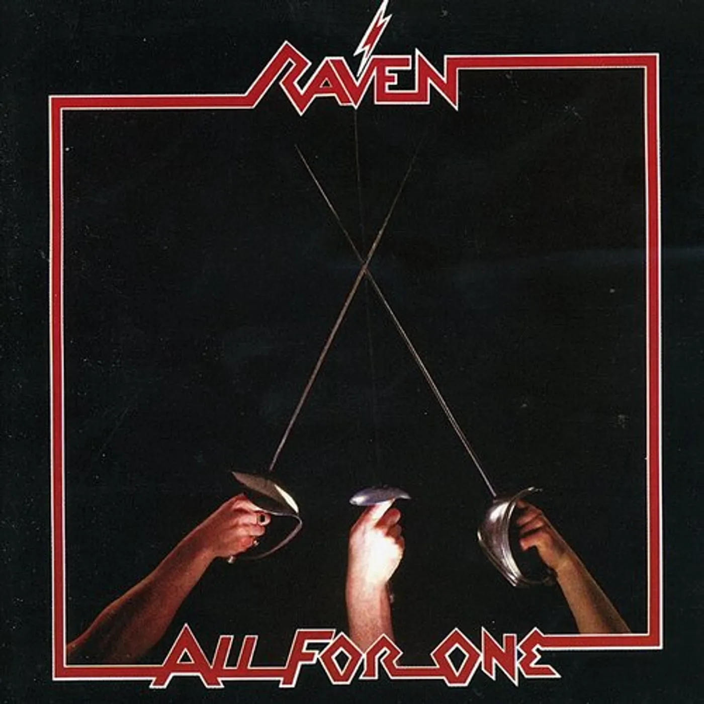 Raven ALL FOR ONE - RED & BLACK SMOKE Vinyl Record