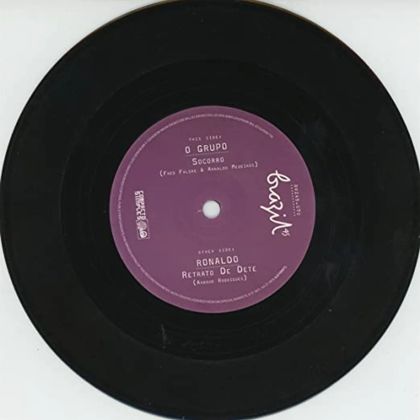 O Grupo / Ronaldo Socorro / Retrato De Dete Vinyl Record