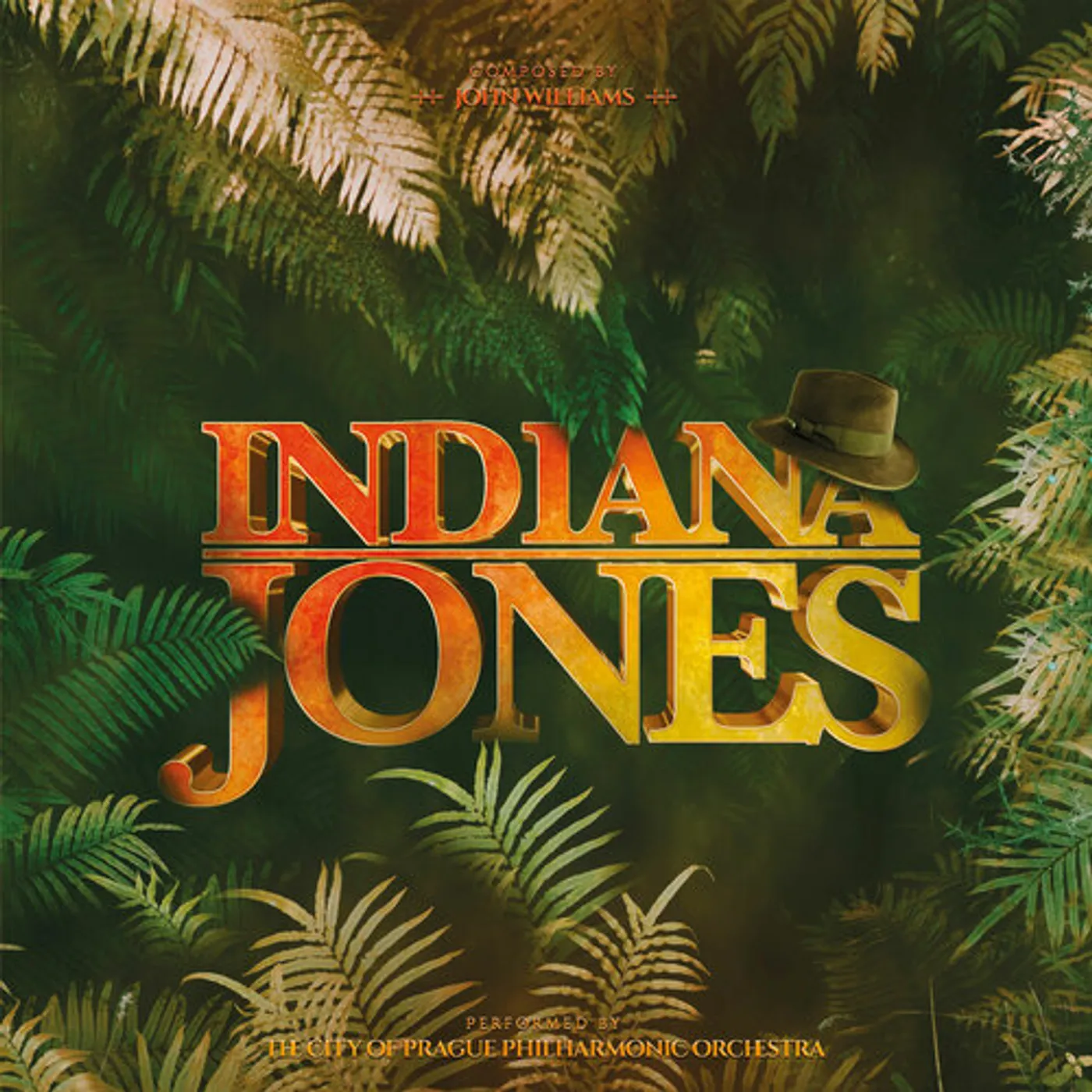 The City of Prague Philharmonic Orchestra INDIANA JONES TRILOGY Vinyl Record - Red Vinyl