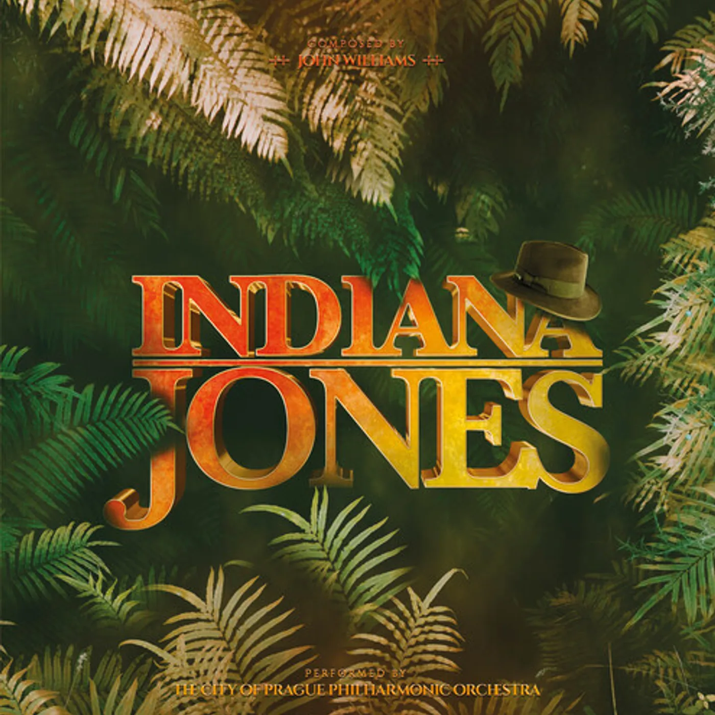 The City of Prague Philharmonic Orchestra INDIANA JONES TRILOGY Vinyl Record - Red Vinyl
