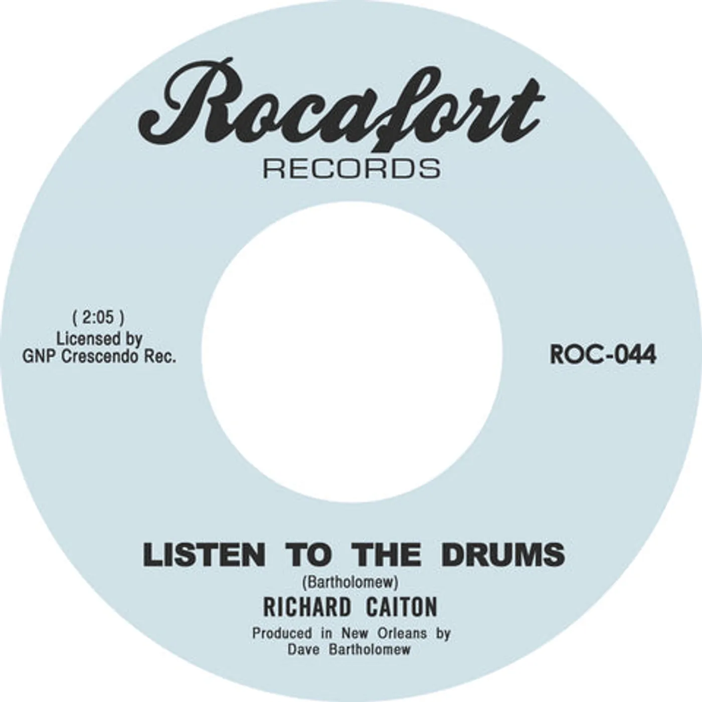 Richard Caiton Listen To The Drums/You Look Like A Flower Vinyl Record