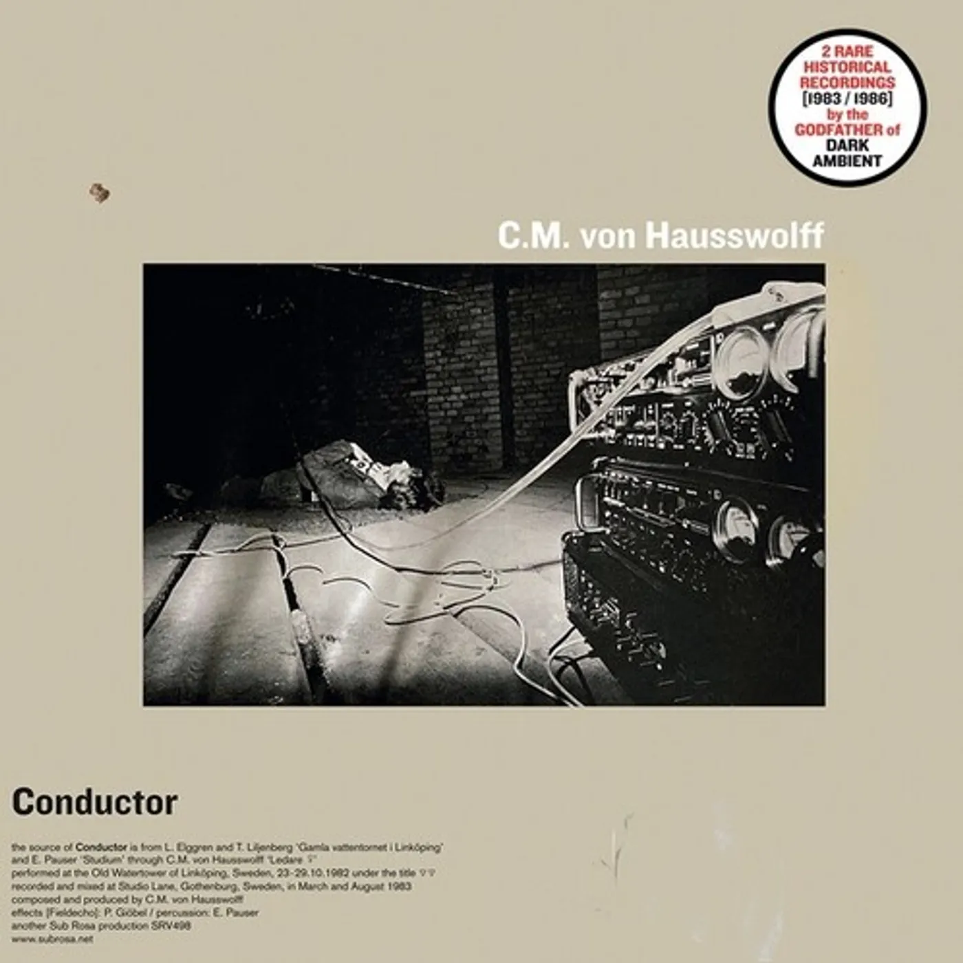 Carl Michael Von Hausswolff CONDUCTOR / LIFE & DEATH OF PBOC Vinyl Record