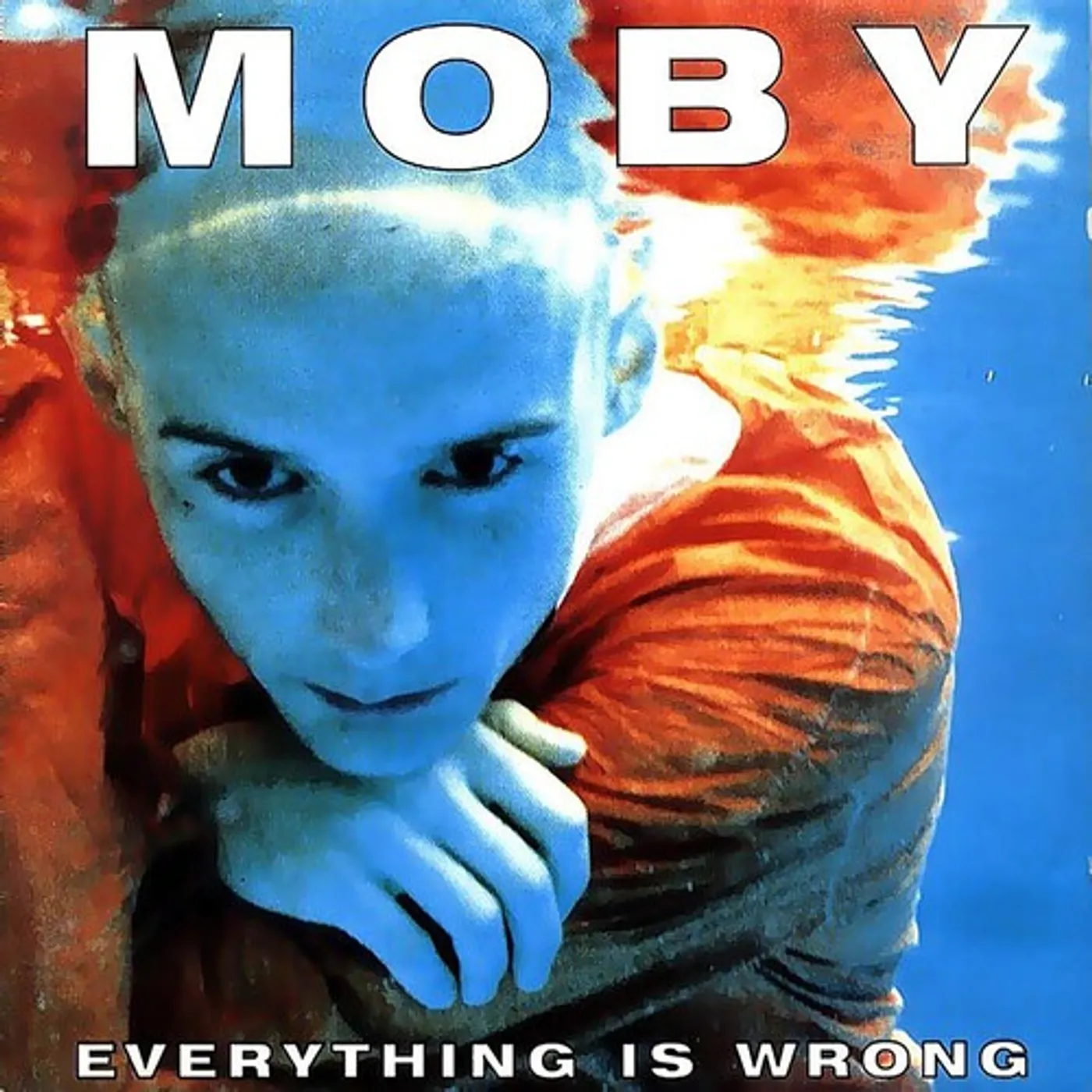 Moby Everything Is Wrong (Light Blue) Vinyl Record