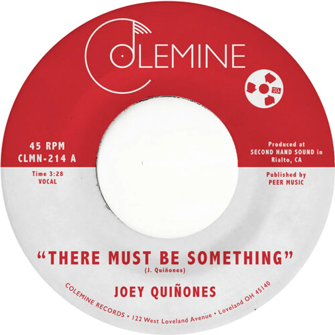 Joey Quinones THERE MUST BE SOMETHING (CLEAR) Vinyl Record
