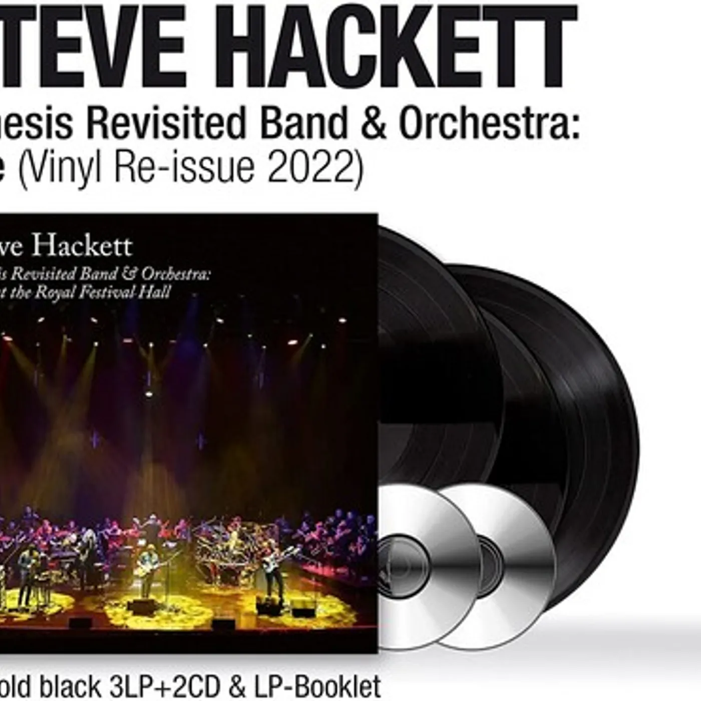 Steve Hackett GENESIS REVISITED BAND & ORCHESTRA: LIVE Vinyl Record