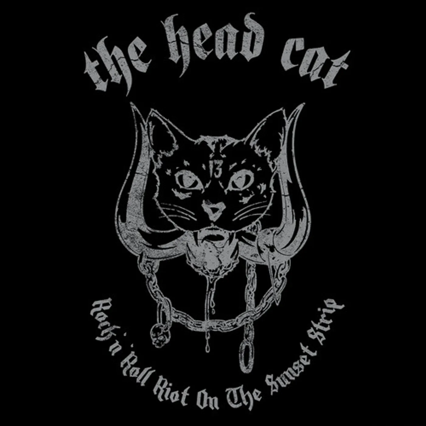Head Cat ROCK N' ROLL RIOT ON THE SUNSET STRIP - SILVER Vinyl Record