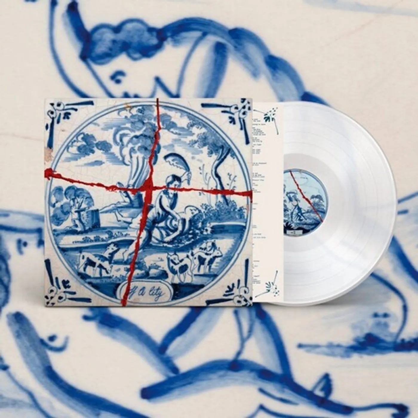 Current 93 IF A CITY IS SET UPON A HILL (CLEAR) Vinyl Record