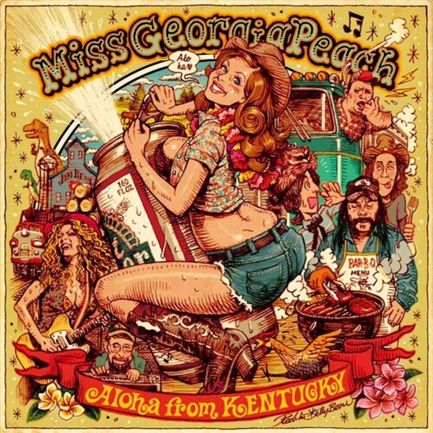 Miss Georgia Peach ALOHA FROM KENTUCKY CD
