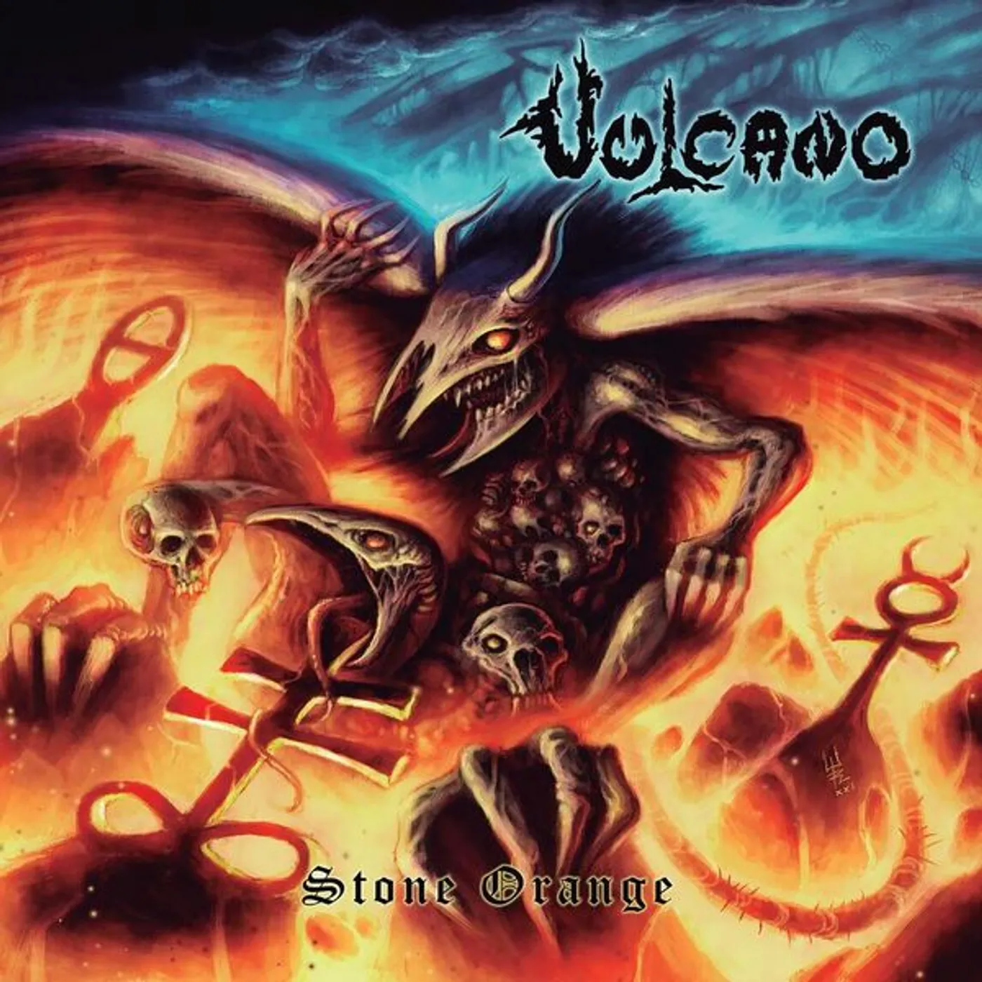Vulcano Stone Orange Vinyl Record