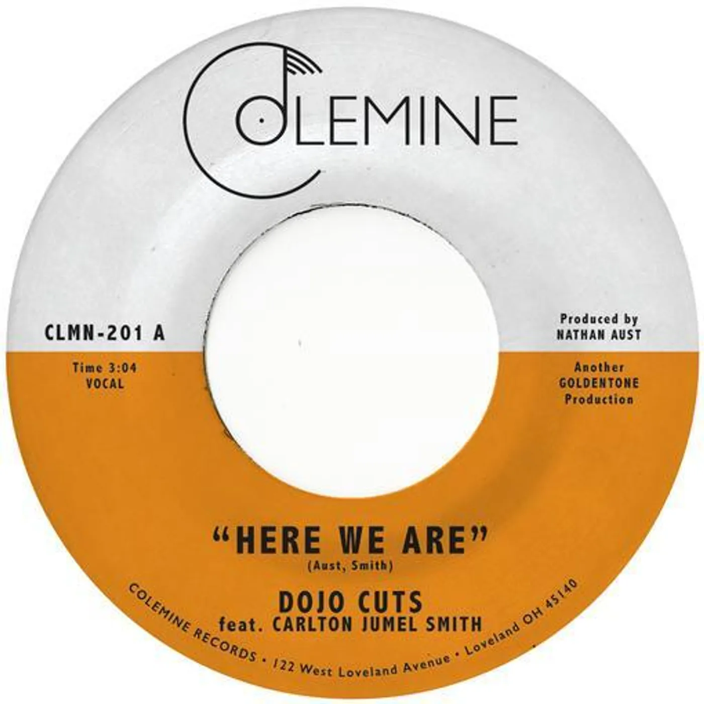 Dojo Cuts HERE WE ARE (COKE BOTTLE CLEAR) Vinyl Record
