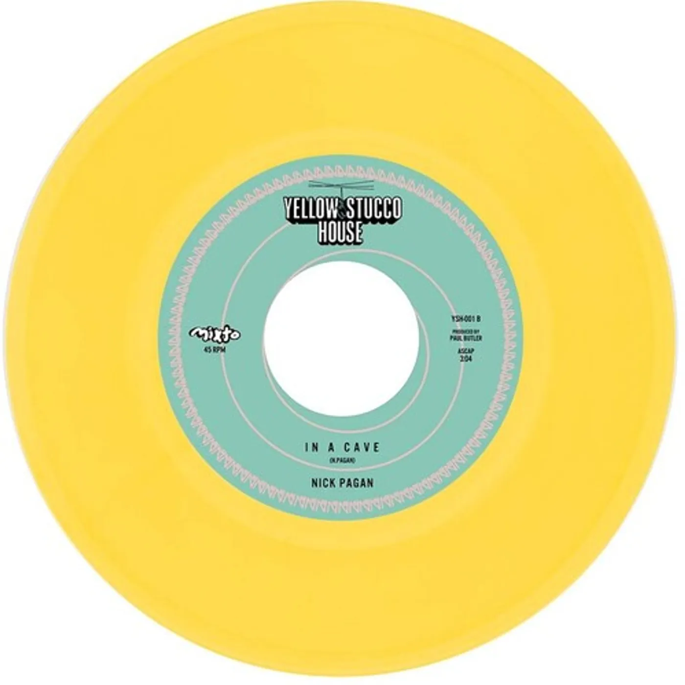 Nick Pagan In A Cave B/W Hardly Use My Hands Vinyl Record
