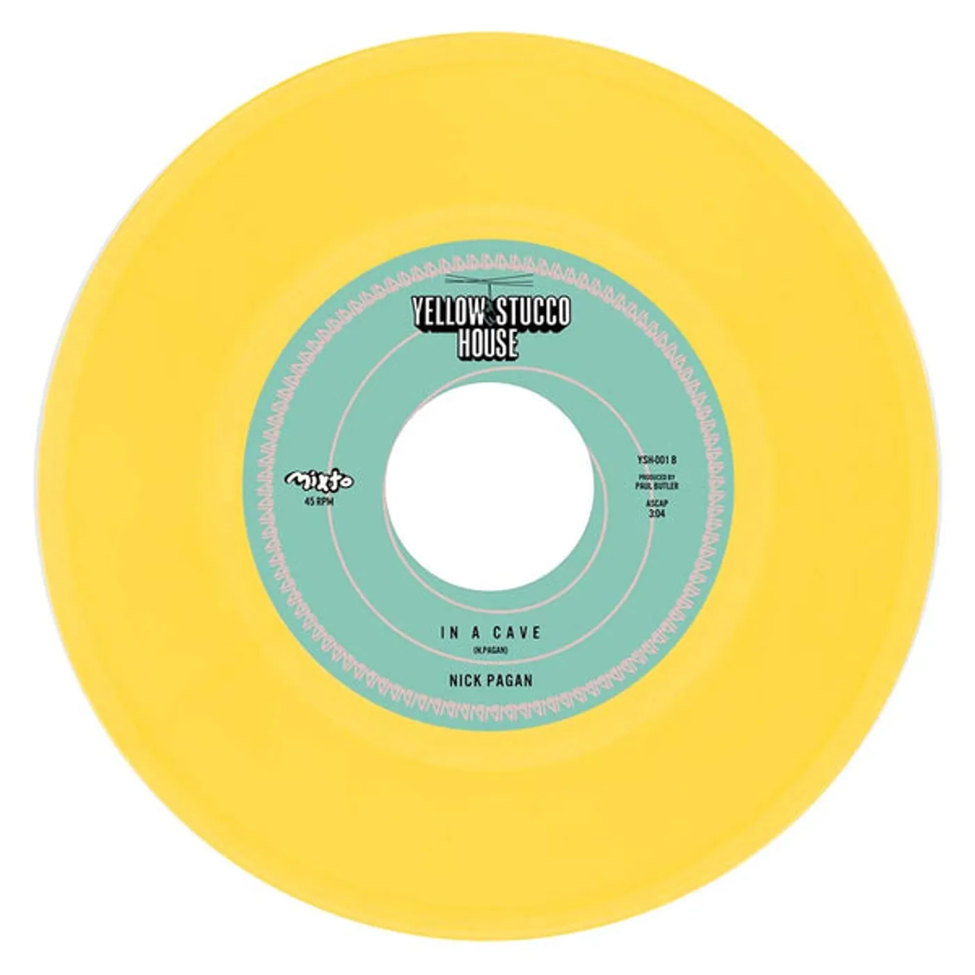 Nick Pagan In A Cave B/W Hardly Use My Hands Vinyl Record