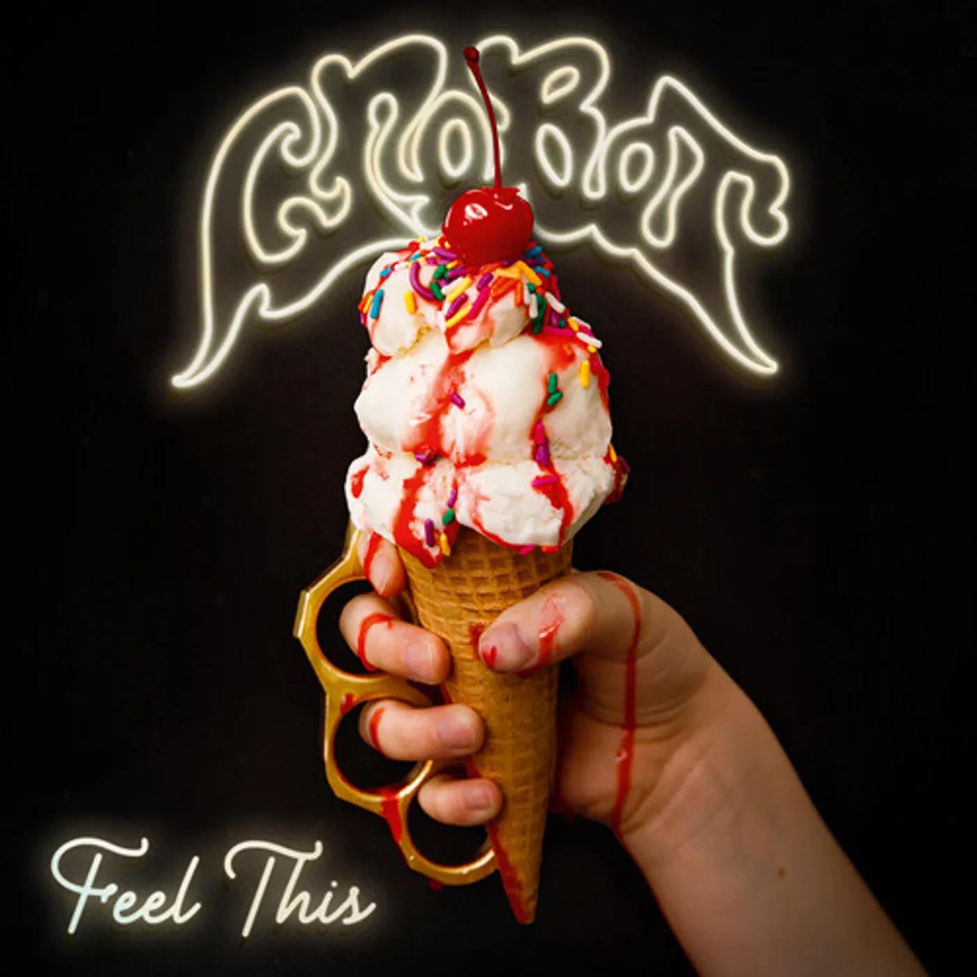 Crobot FEEL THIS (TRANSPARENT RED) Vinyl Record