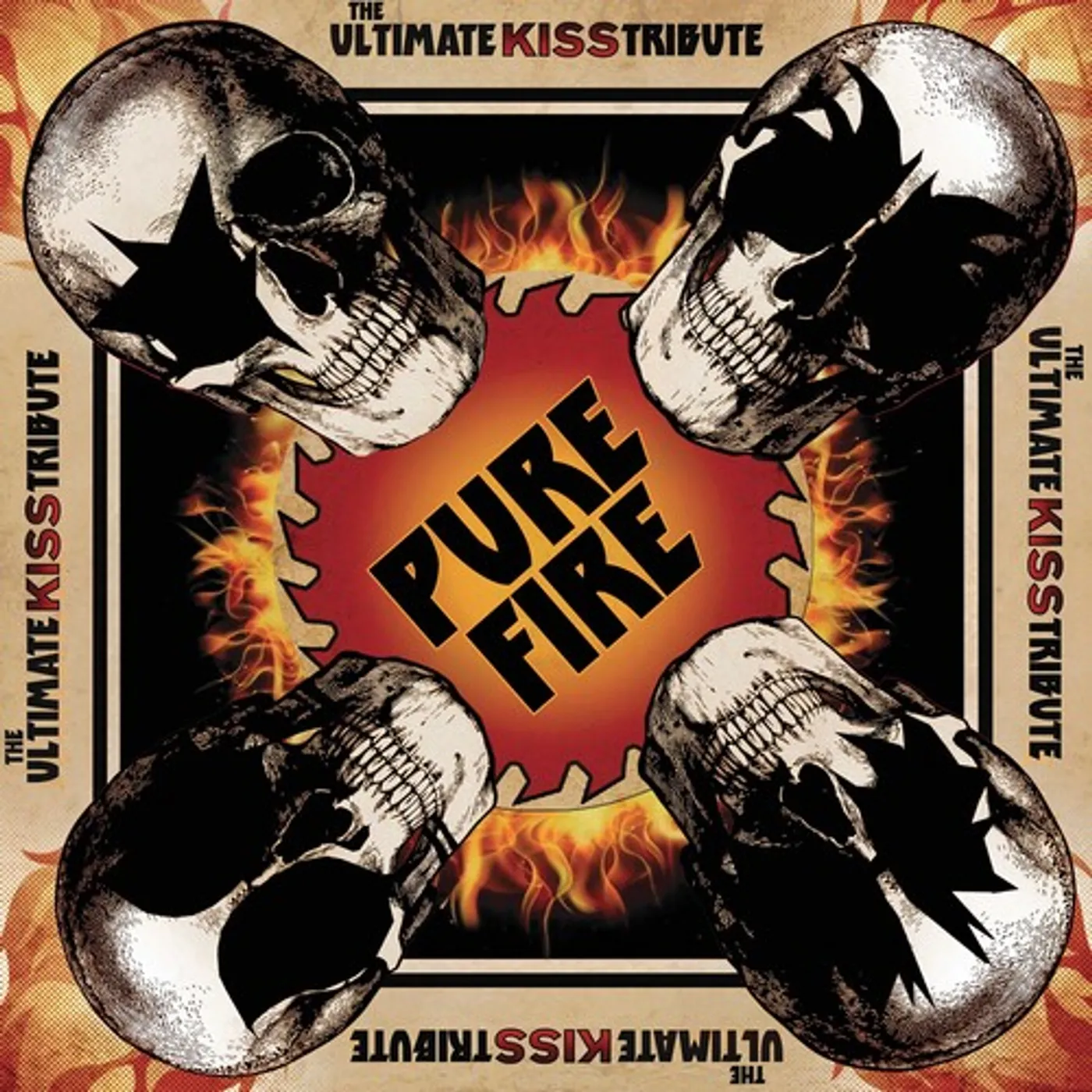 PURE FIRE - ULTIMATE KISS TRIBUTE / VARIOUS ARTIST Vinyl Record