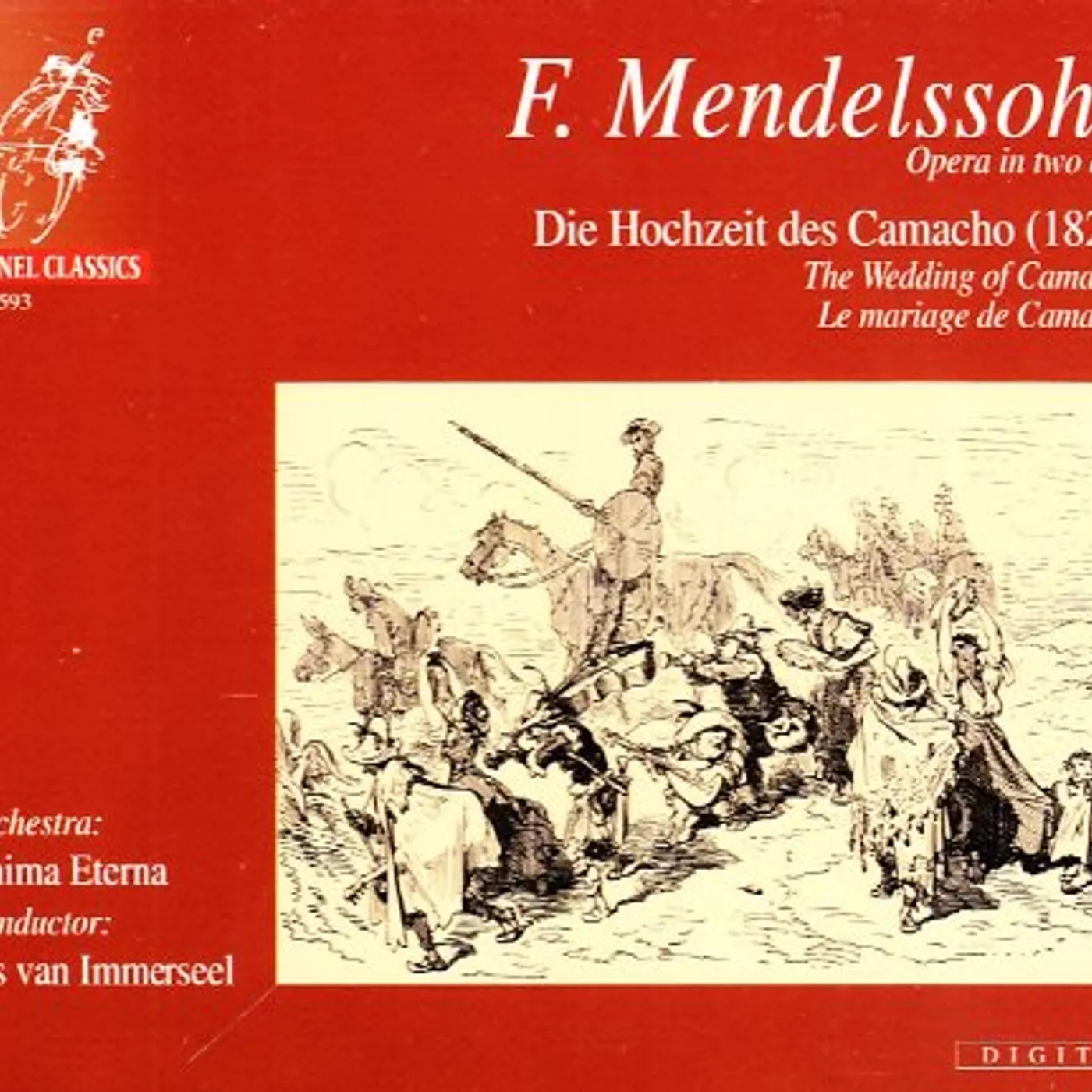Mendelssohn / Immerseel DIE HOCHZEIT DES CAMACHO CD