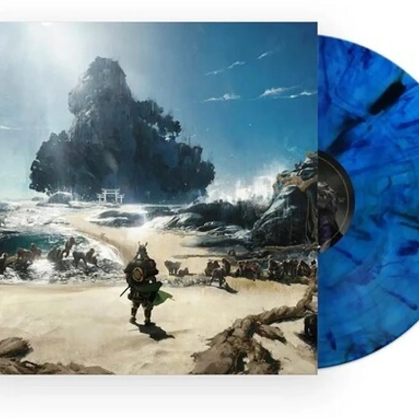 Chad Cannon / Bill Hemstapat GHOST OF TSUSHIMA - Original Soundtrack - BLUE Vinyl Record
