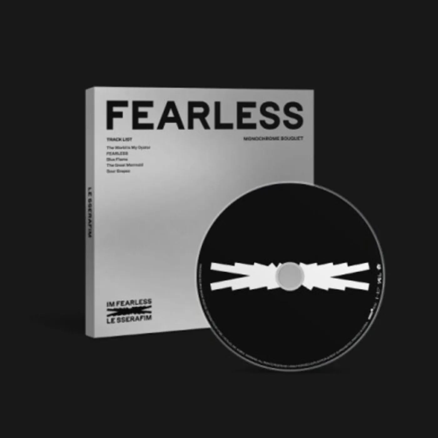 LE SSERAFIM FEARLESS (MONOCHROME BOUQUET VERSION) CD