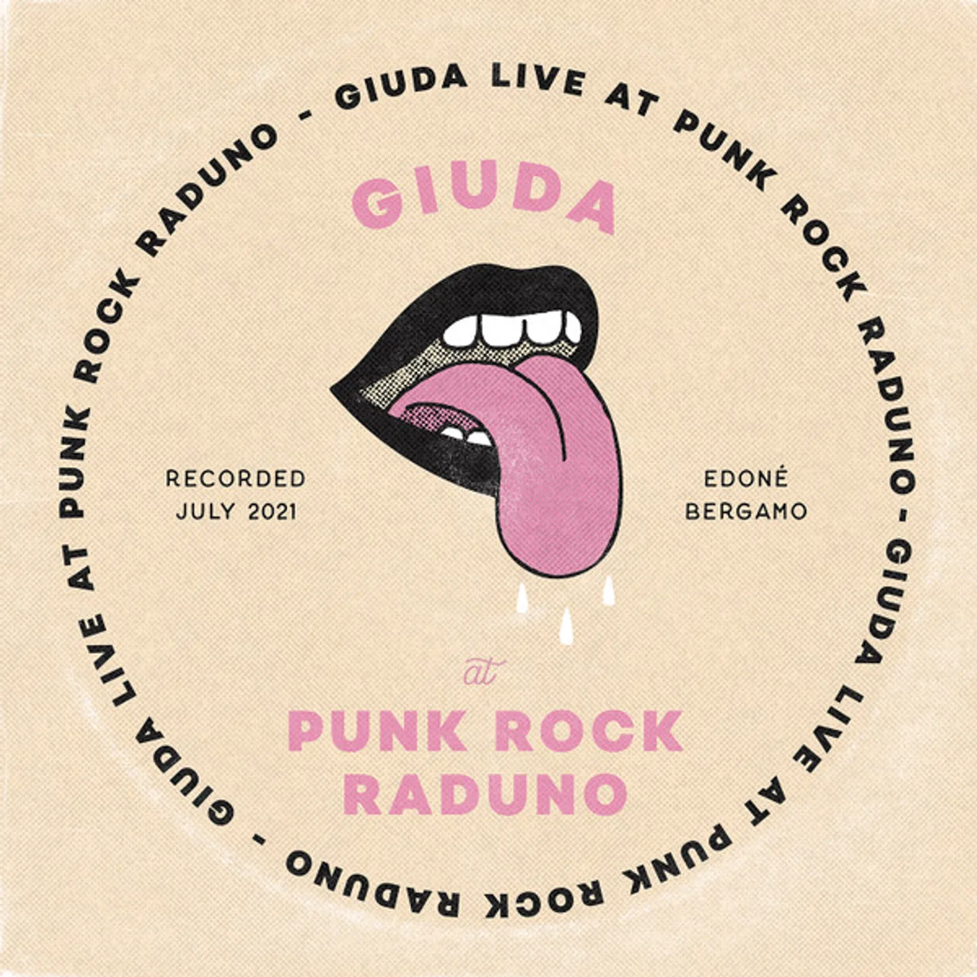 Giuda Live at Punk Rock Raduno Vinyl Record
