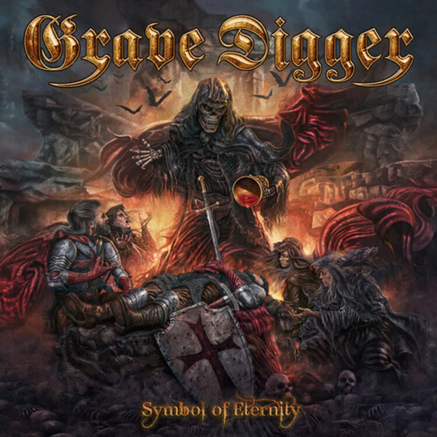 Grave Digger SYMBOL OF ETERNITY - GOLD Vinyl Record