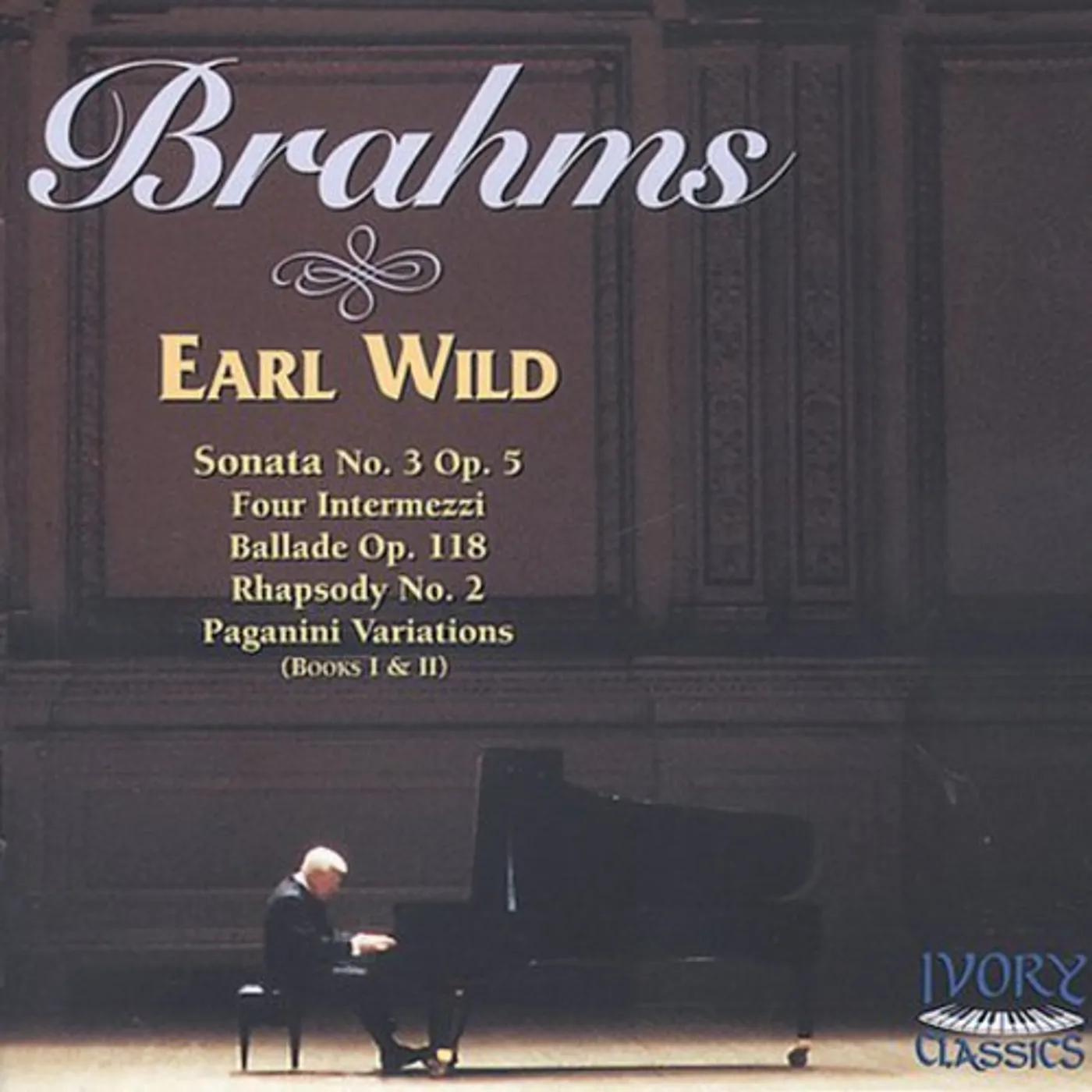 EARL WILD PLAYS BRAHMS CD