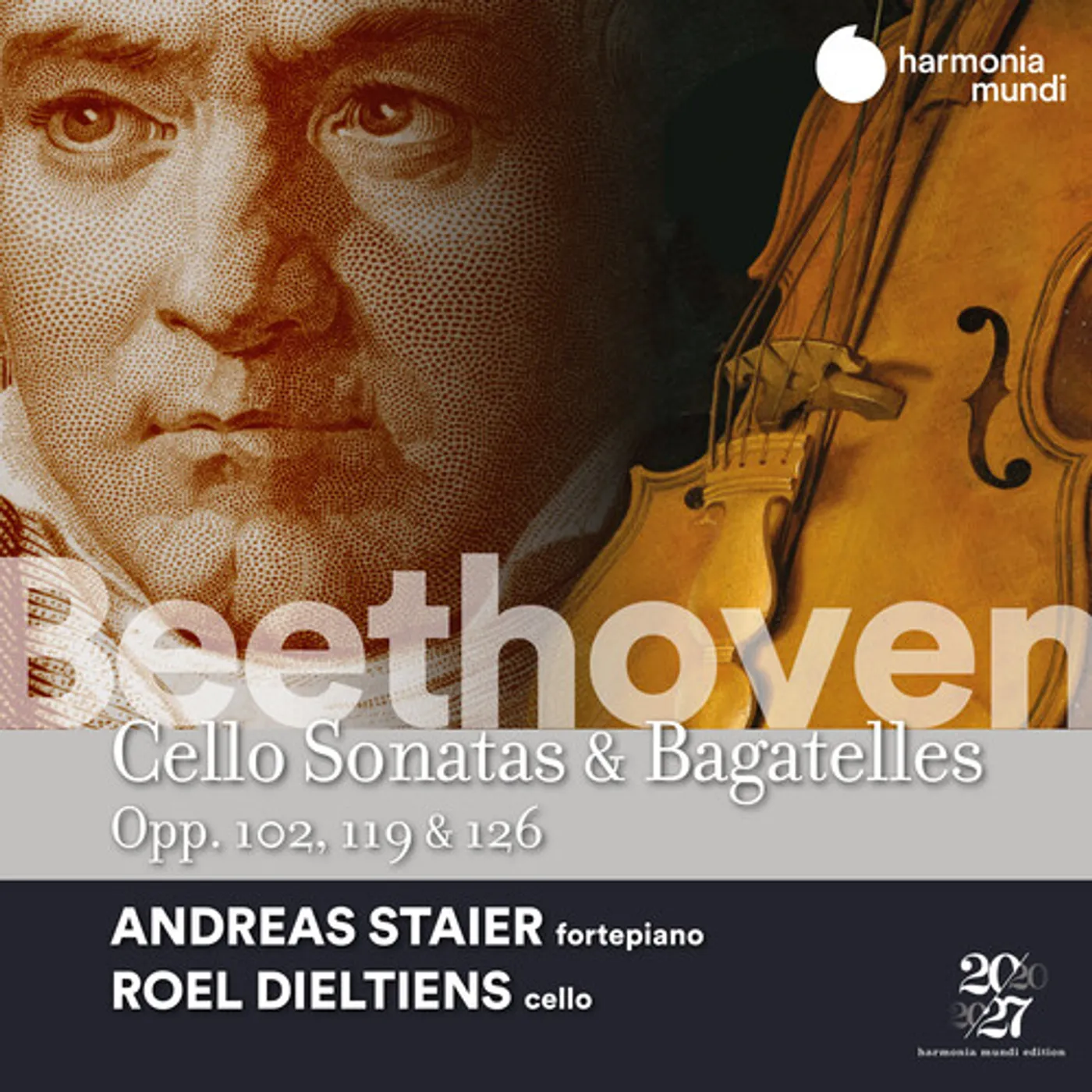Roel Dieltiens / Andreas Staier BEETHOVEN: CELLO SONATAS OP.102 CD