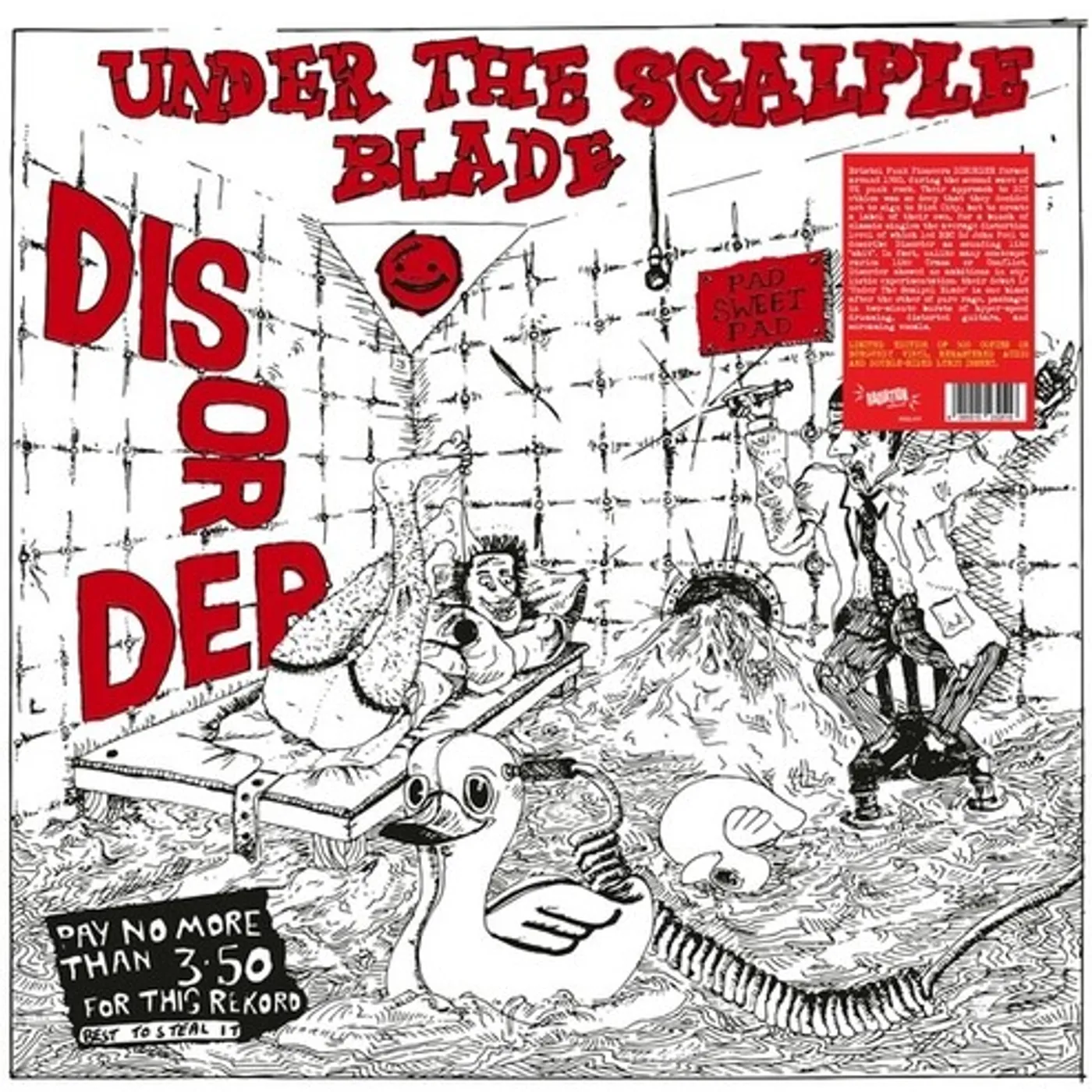 Disorder UNDER THE SCALPEL BLADE Vinyl Record